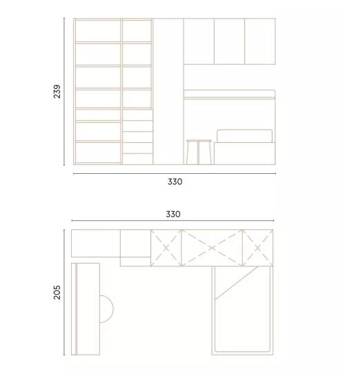 Medidas de este dormitorio